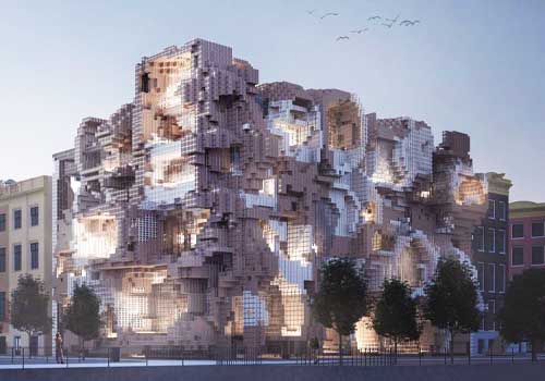 NY Architectural Design Awards Winner - TESSERACT:Adaptive Living Architecture by Ying Lin