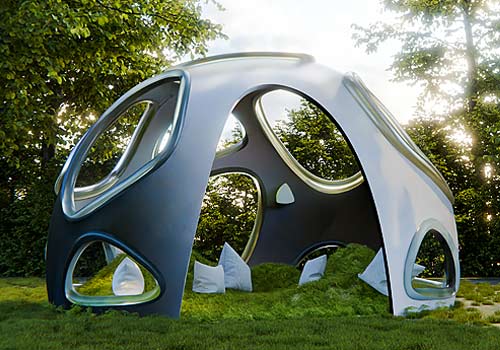 NY Architectural Design Awards Winner - Sunlit Serenity Shelter by 北京印刷学院