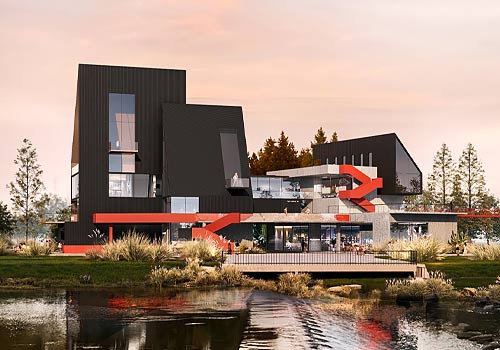 NY Achitectural Design Awards Winning Entry: Anji -Kangshan“City Mystery Box”