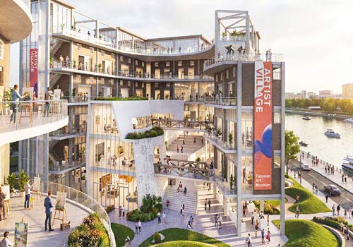 NY Architectural Design Awards Winner - INSIDE-OUT ARTIST VILLAGE - Incubator-Driven Social Housing by University of Michigan, Ann Arbor