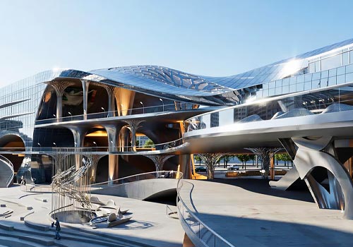 NY Architectural Design Awards Winner - FlowScape Hub by Yuzheng Gan