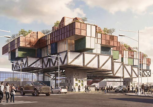 NY Architectural Design Awards - RE: Construct - Public Art Center & Artist Residence