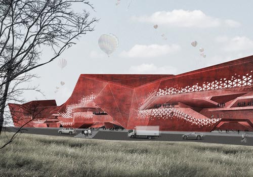 NY Architectural Design Awards Winner - Folded City: Centergross Fashion Hub Renewal by Yifan Lyu