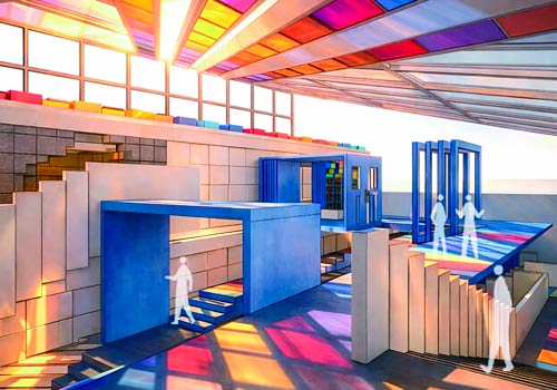 NY Architectural Design Awards - Pixel Survival Retreat