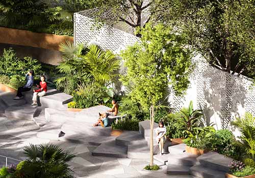 NY Architectural & Interior Design Awards - Green Island: A Porous Urban Retreat