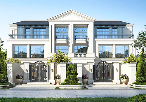 NY Architectural & Interior Design Awards - Anshan Blue-Green Twin City · Hi-Tech Premier Mansion