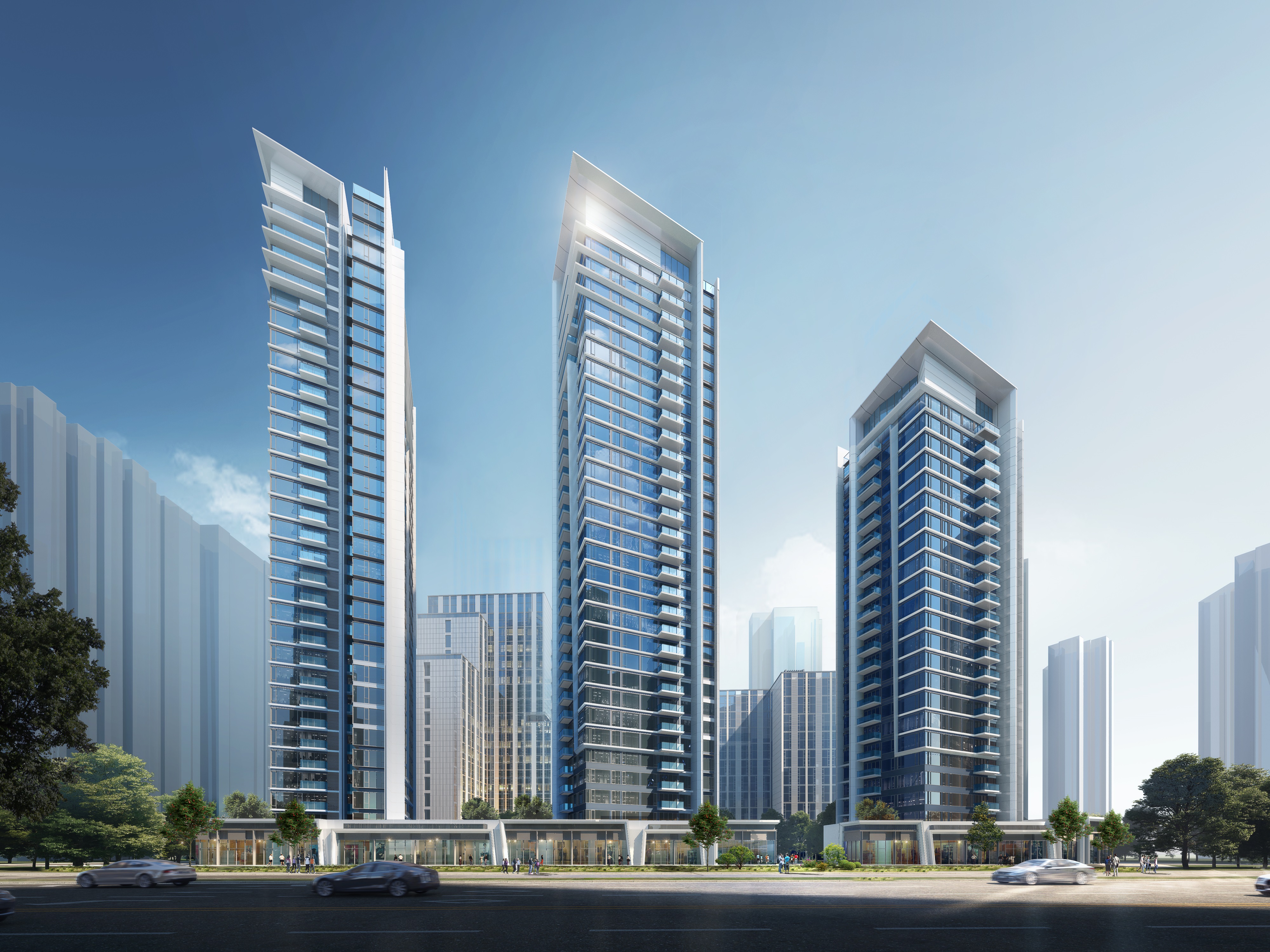 NY Architectural Design Awards Winner - Wuhan ARTCITY Zijin Riverside Mansion by Shenzhen ARTCITY Holdings Co., Ltd.